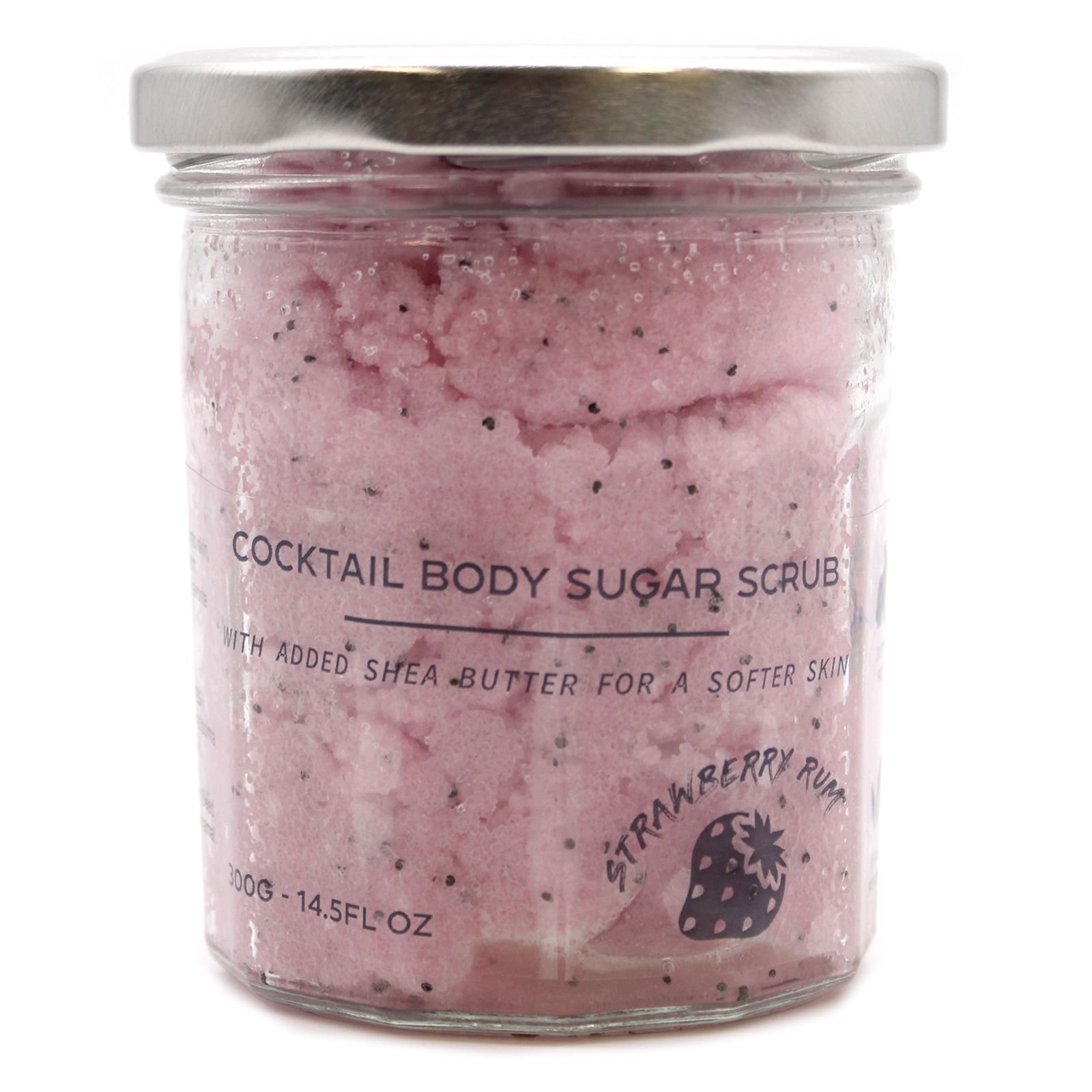 Exfoliante corporal de azĂșcar perfumado - Ron de fresa 300g - Imagen 7