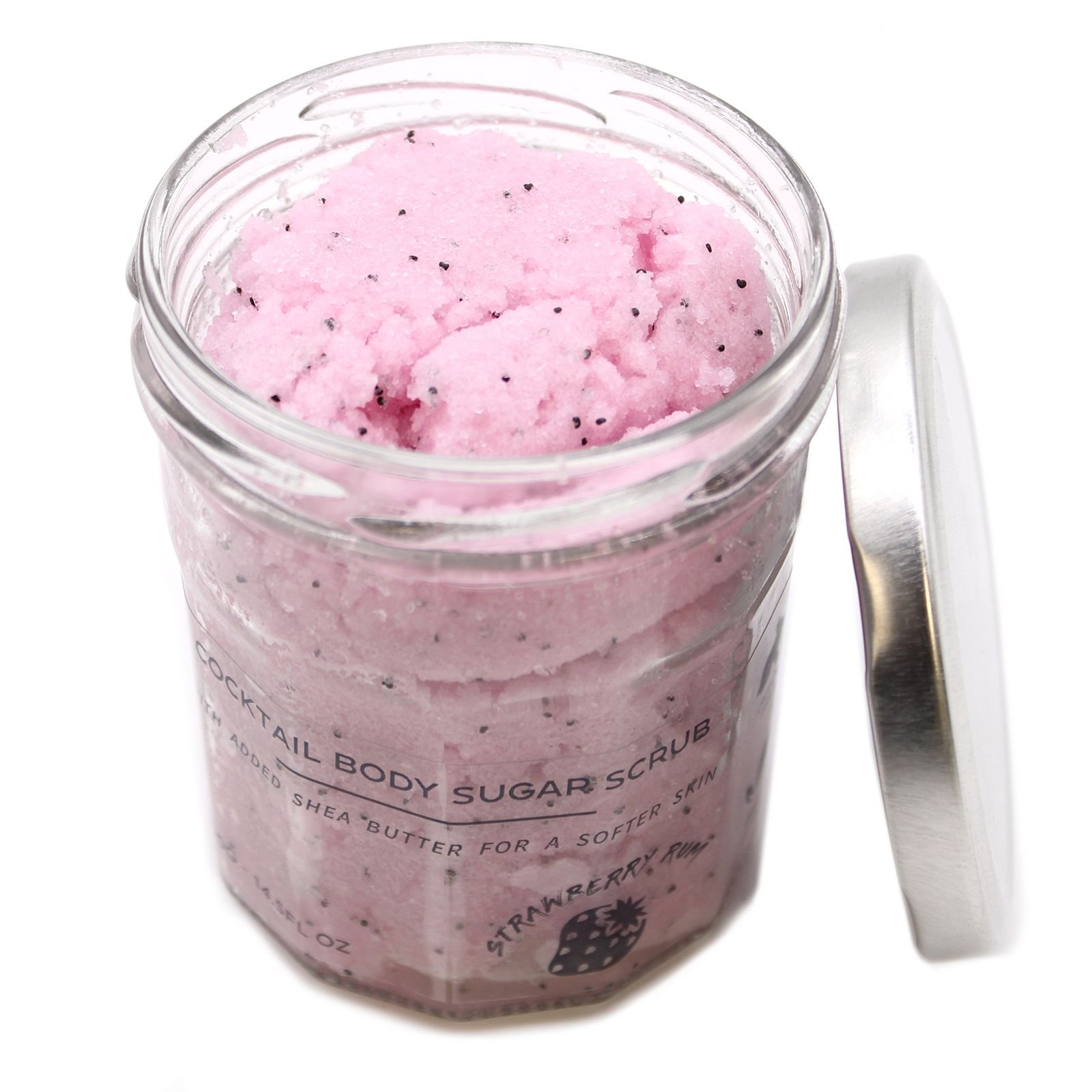 Exfoliante corporal de azĂșcar perfumado - Ron de fresa 300g - Imagen 8